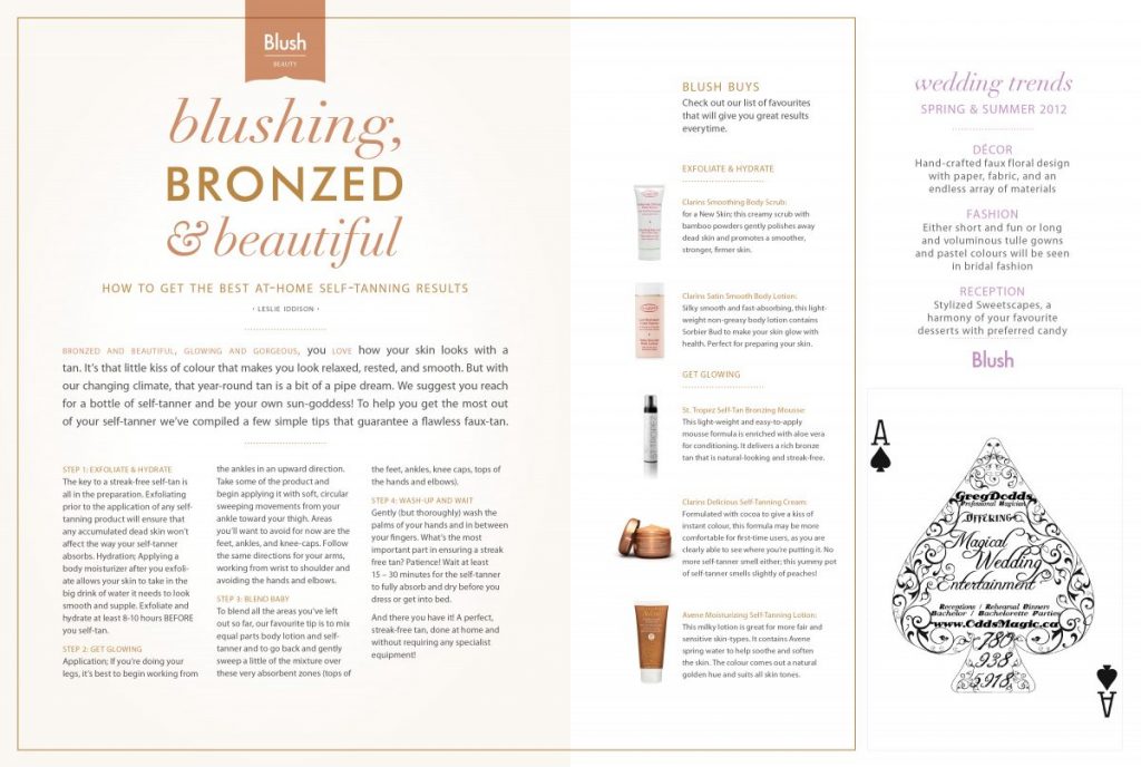 Blush Beauty: Blushing, Bronzed & Beautiful