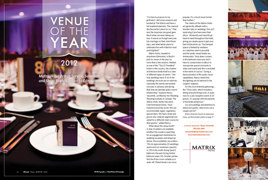 Matrix Hotel Brings Service, Selection & Sheer Sophistication to