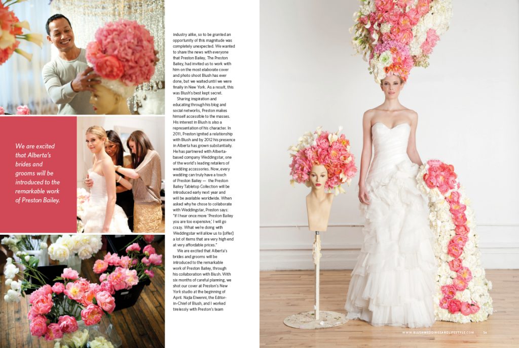 Blush Magazine: Preston Bailey Cover Shoot