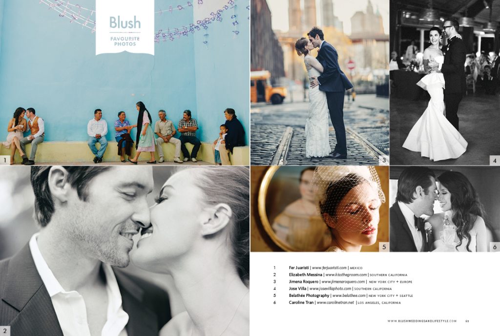 Featured in Blush Magazine Spring Summer 2013