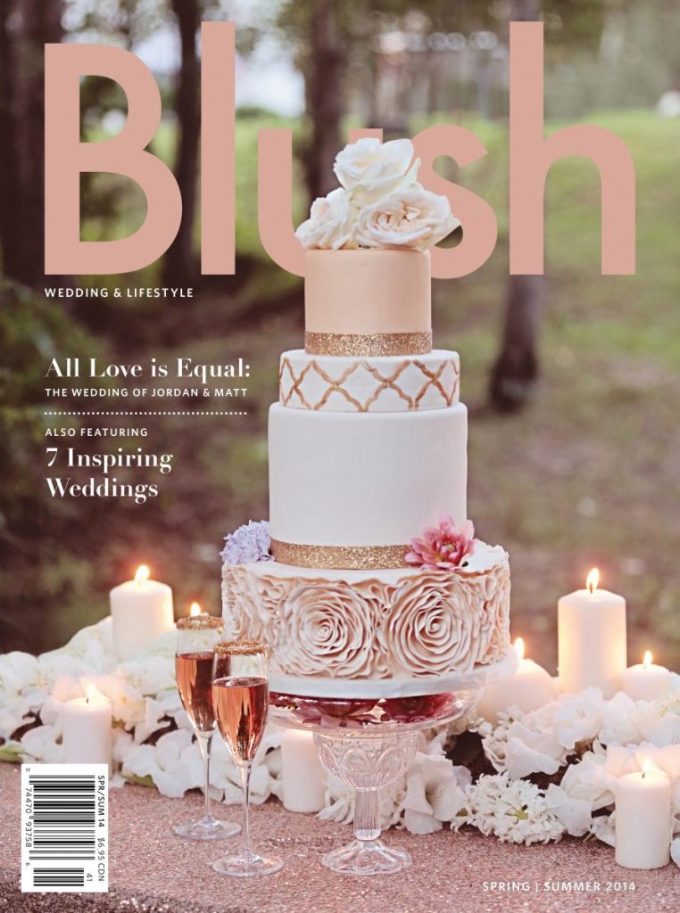 Blush Magazine: Alberta Wedding Magazine Spring Summer 2014