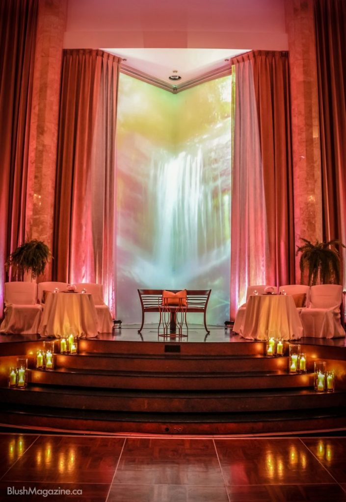 The Oasis Centre Waterfall Gobo