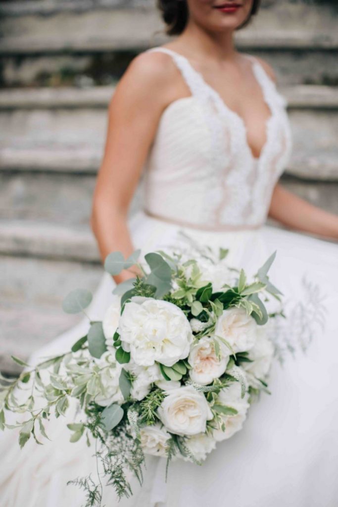 beach wedding gown