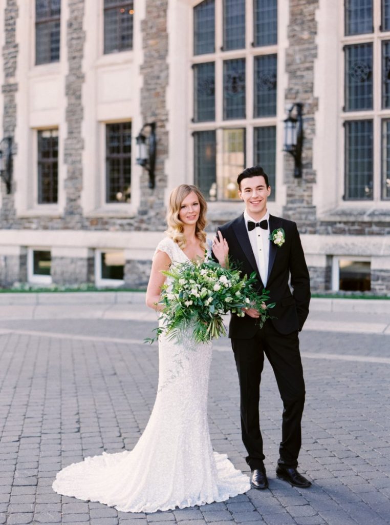 Stylized Wedding Shoot at Fairmont Banff Springs