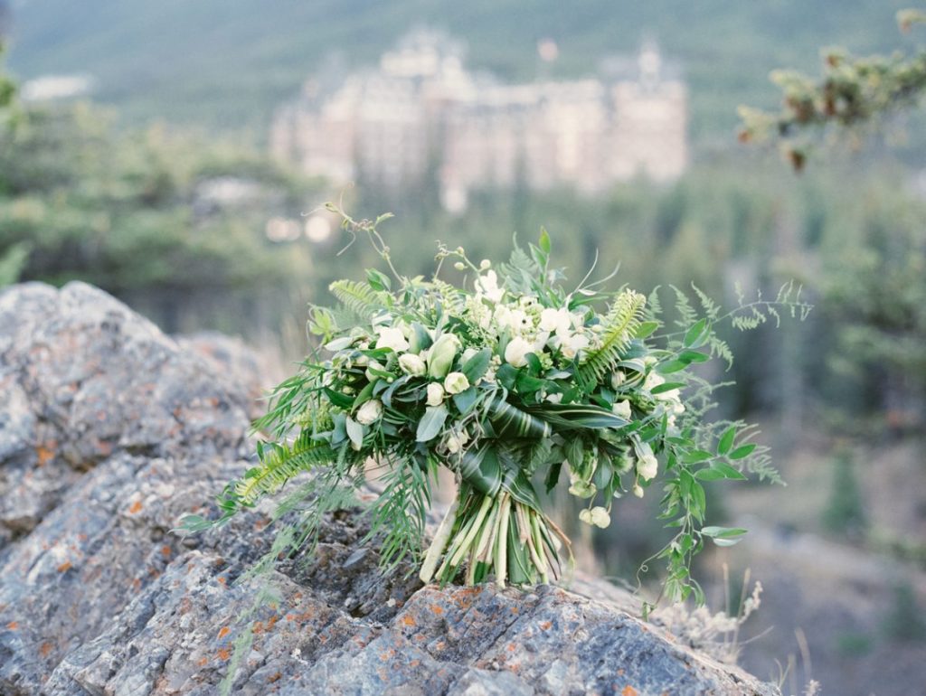 Stylized Wedding Shoot at Fairmont Banff Springs