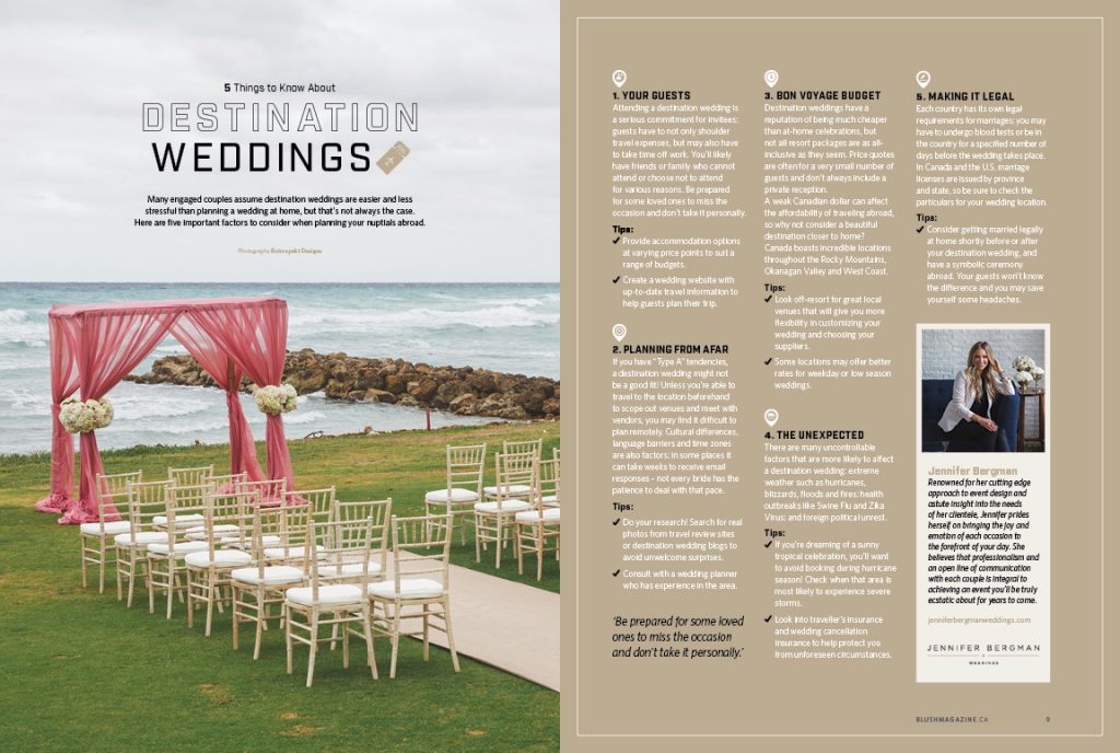 5 Things You Need To Know About Destination Weddings