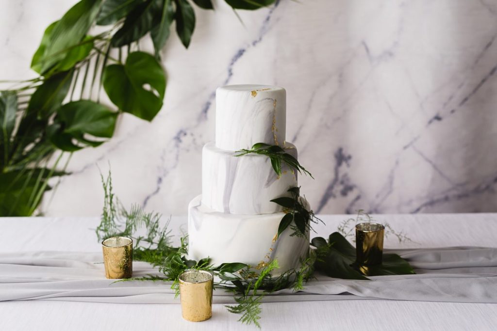 A Tropical and Marble Inspiration Shoot