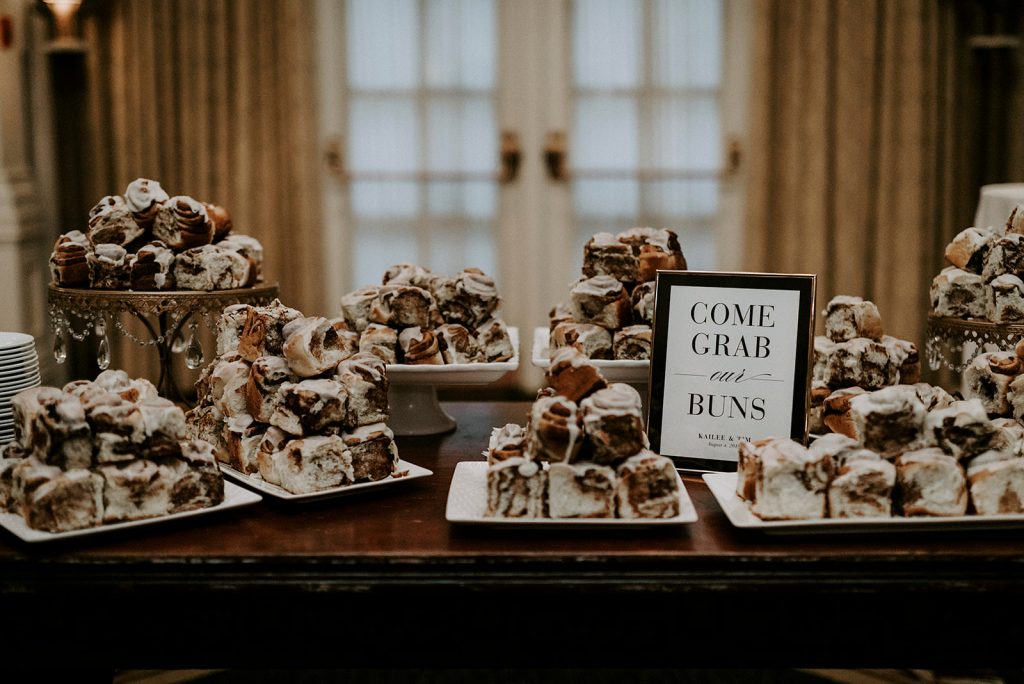 Wedding Cake Alternatives: Cinnamon Buns