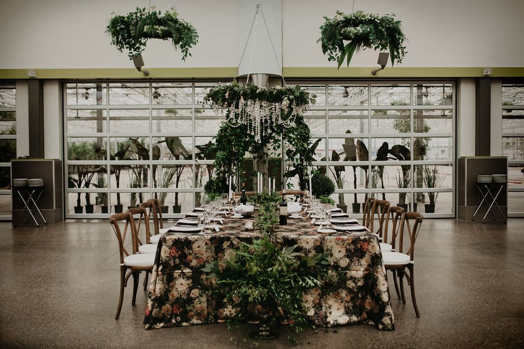 Lush Greenhouse Wedding