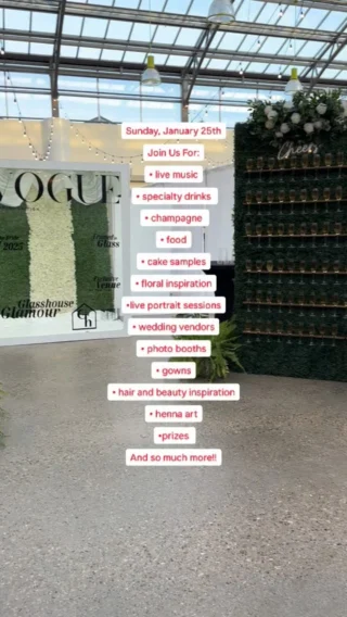 6 Days Until the Big Day!🎉 We can’t wait to welcome brides and grooms to the beautiful and naturally lit Moonflower Room at the Enjoy Centre this Sunday, January 25 from 10 AM to 4 PM. Don’t forget to grab your tickets online in advance, prices will increase by $10 on show day! Tickets available at the link in our bio.